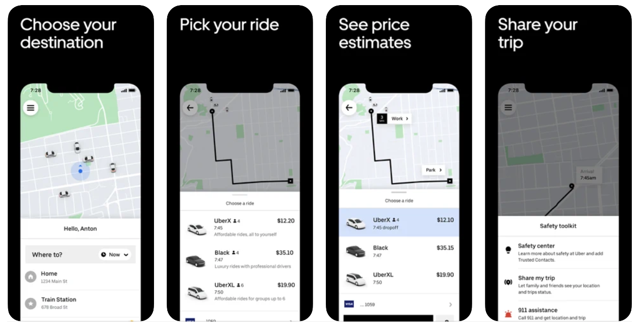 Official Uber app.