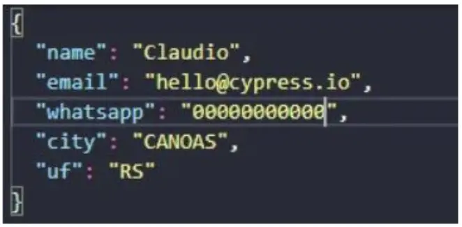 Payload Cypress file