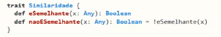 Exemplos de Traits em linguagem Scala